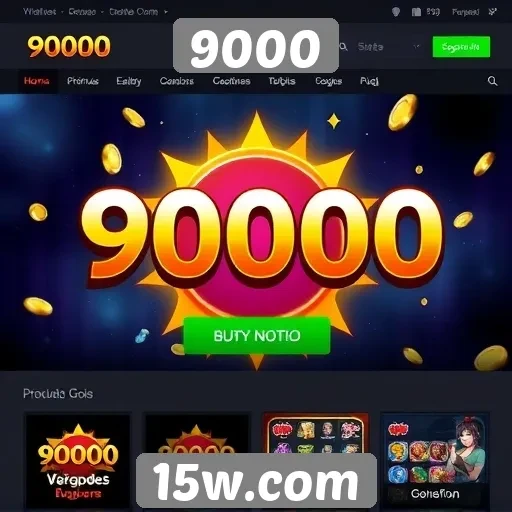 Novo sistema de recompensas no site de jogos 9000